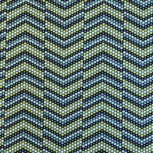 Tissu coton « Bulles vertes et bleues » – Collection Dino-Mite / Maude Ashbury